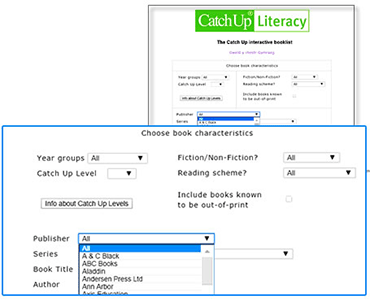 Catch Up Literacy online booklist