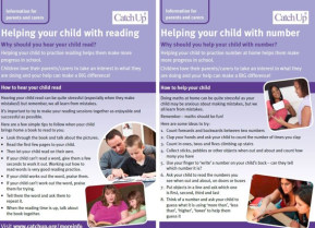 Working with parents leaflet